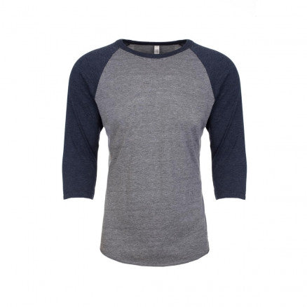 Next Level Apparel [NL6051] Unisex Tri-Blend 3/4 Raglan / 中性三合一面料3/4插肩袖T恤