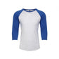 Next Level Apparel [NL6051] Unisex Tri-Blend 3/4 Raglan / 中性三合一面料3/4插肩袖T恤
