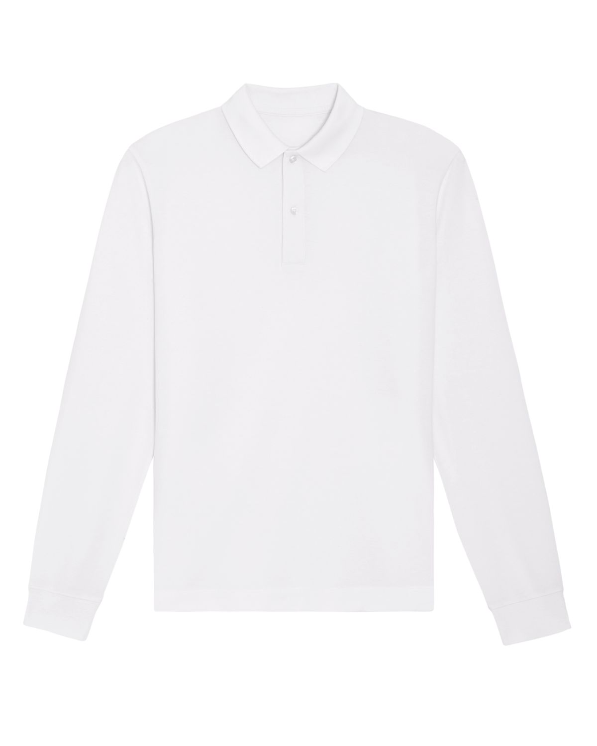 mecilla [**26332] The Unisex Polo Organic Cotton Long Sleeve