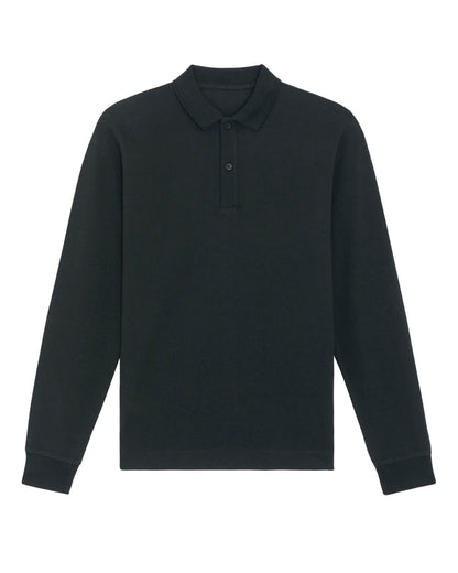 mecilla [**26332] The Unisex Polo Organic Cotton Long Sleeve